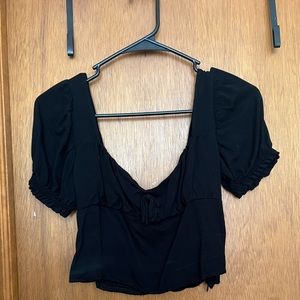 Black Urban Outfitters Cropped Top